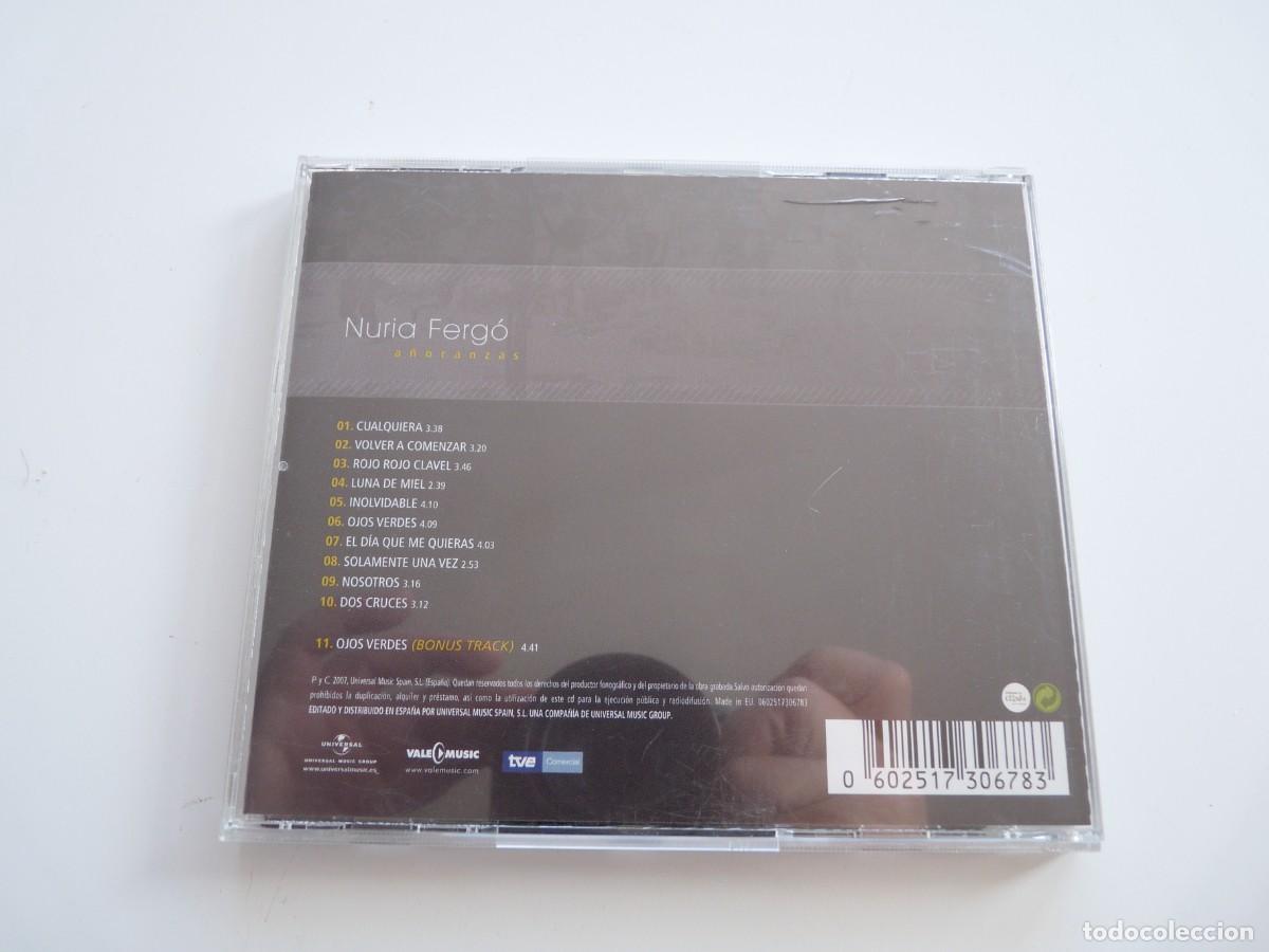 CDs de m&uacute;sica: CD Nuria Ferg&oacute; A&ntilde;oranzas REF: 8-64 - Foto 2