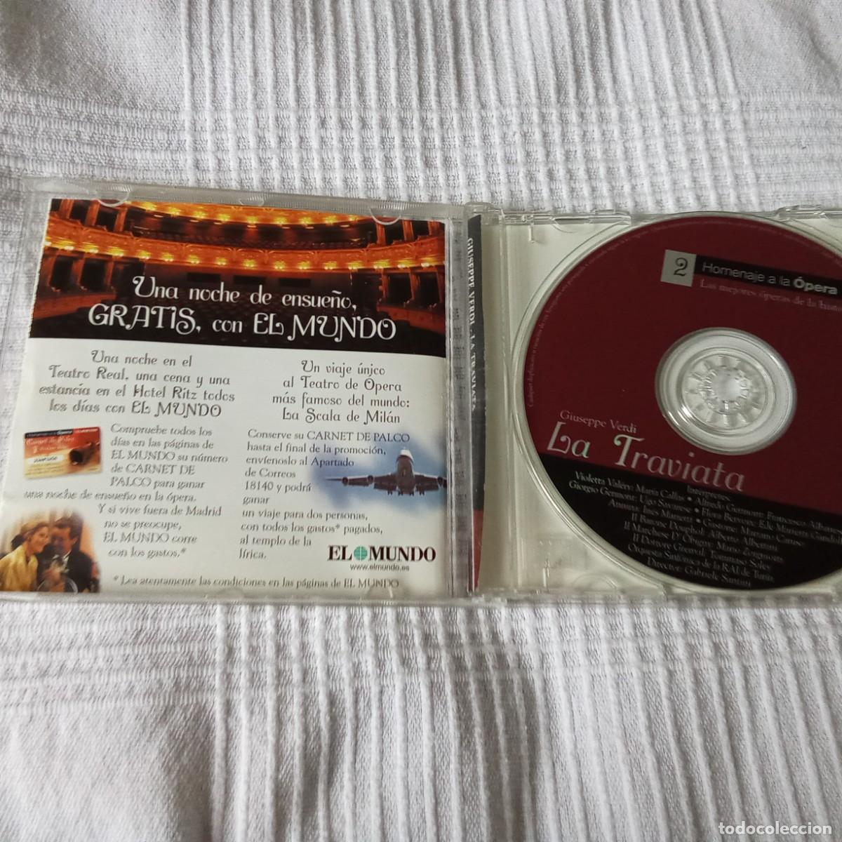 CDs de m&uacute;sica: HOMENAJE A LA OPERA N&ordm;2 LA TRAVIATA - Foto 2