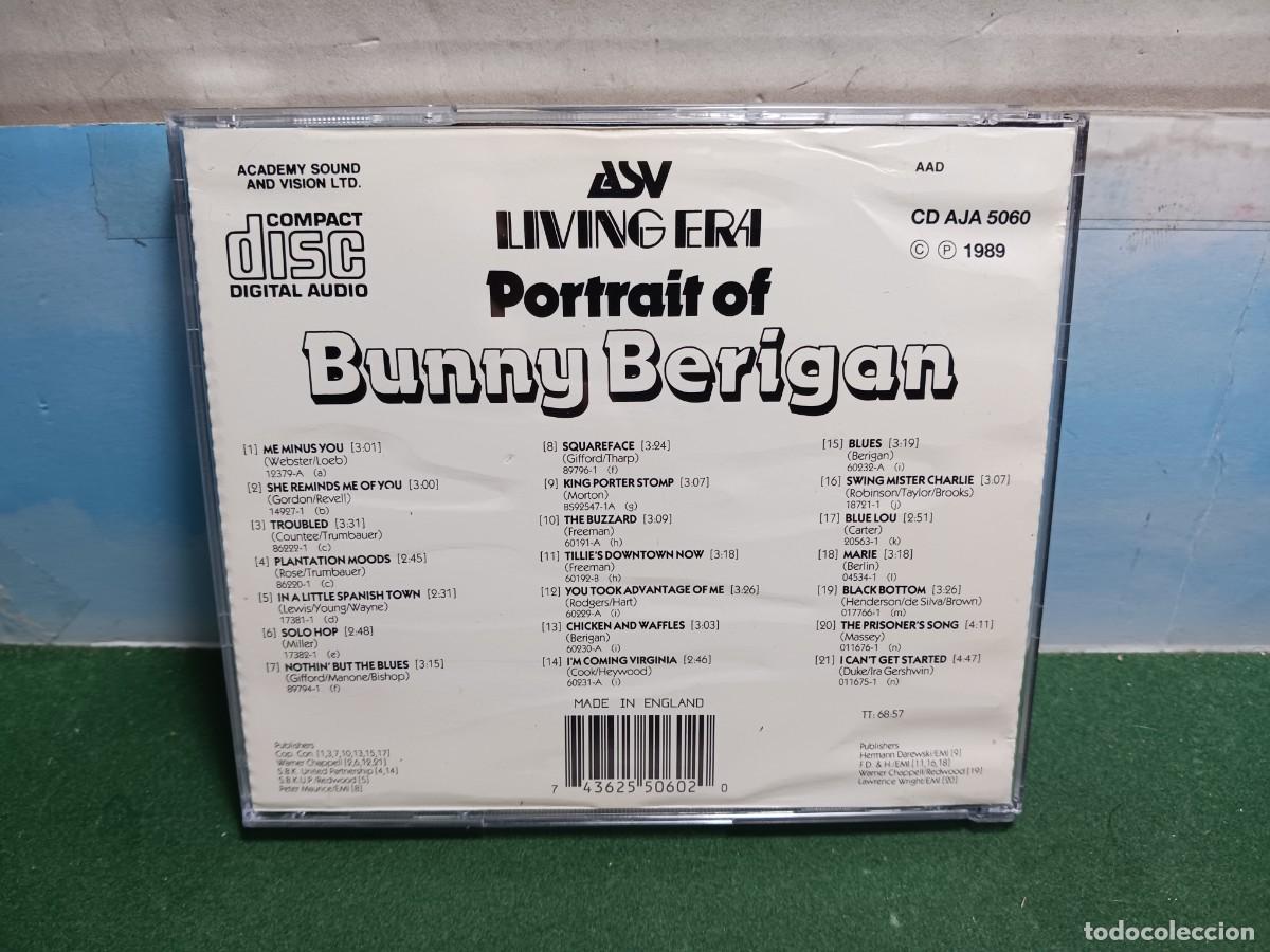 CDs de m&uacute;sica: BUNNY BERIGAN CD A PORTRAIT JAZZ - Foto 2