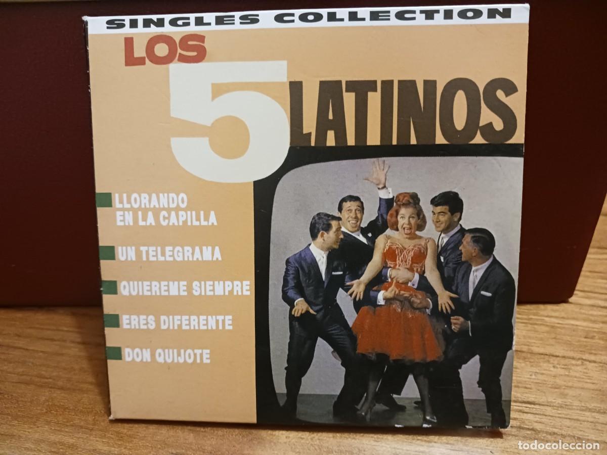 CDs de m&uacute;sica: LOS 5 CINCO LATINOS SINGLES COLLECTION CD. COMO NUEVO - Foto 1