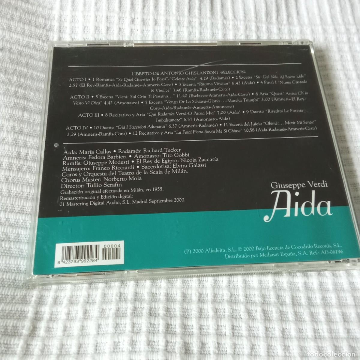 CDs de m&uacute;sica: HOMENAJE A LA OPERA AIDA - Foto 3