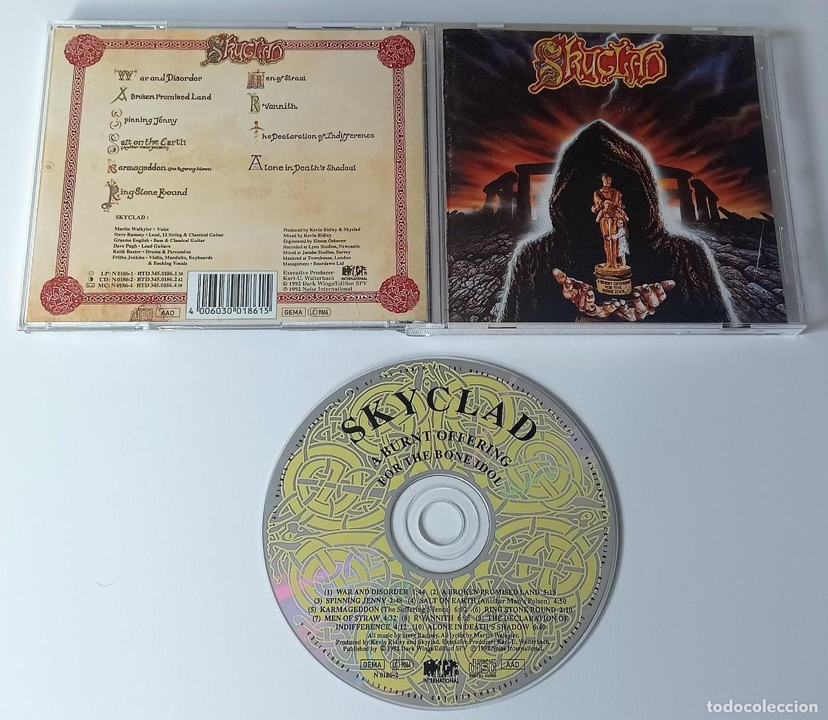 CDs de m&uacute;sica: CD SKYCLAD - A BURNT OFFERING FOR THE BONE IDOL - Foto 2