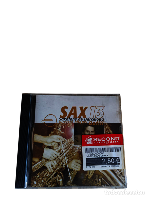 CDs de m&uacute;sica: SCD19 Sax 13 saxofons de Barcelona CD SEGUNDA MANO