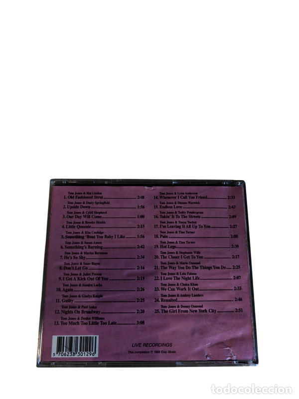 CDs de m&uacute;sica: SCD2 Tom Jones, duets CD SEGUNDA MANO - Foto 2