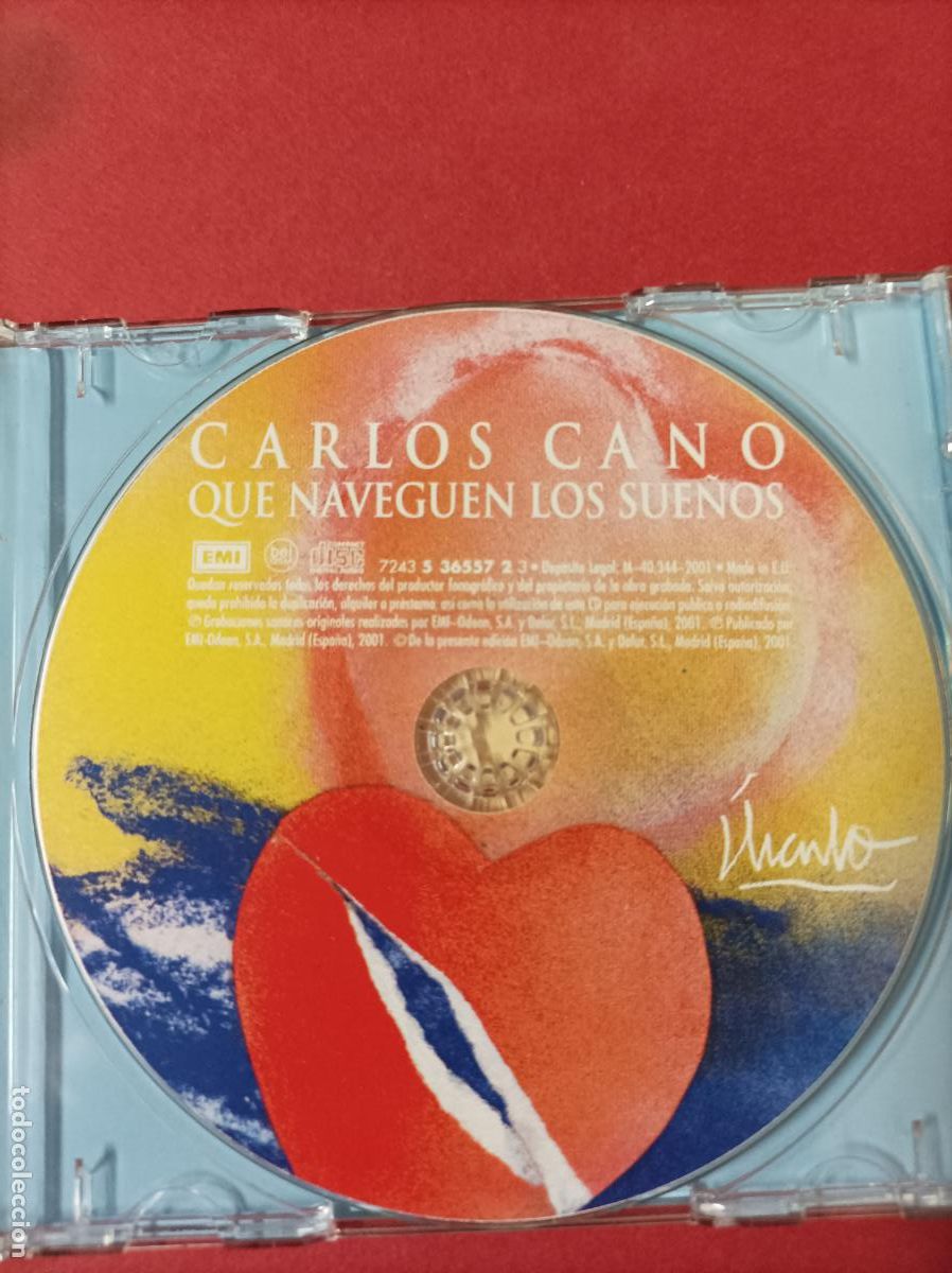CDs de m&uacute;sica: COMPACT DISC CD CARLOS CANO QUE NAVEGUEN LOS SUE&Ntilde;OS - Foto 2