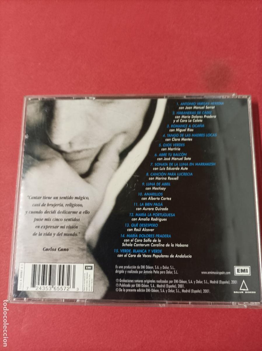 CDs de m&uacute;sica: COMPACT DISC CD CARLOS CANO QUE NAVEGUEN LOS SUE&Ntilde;OS - Foto 4