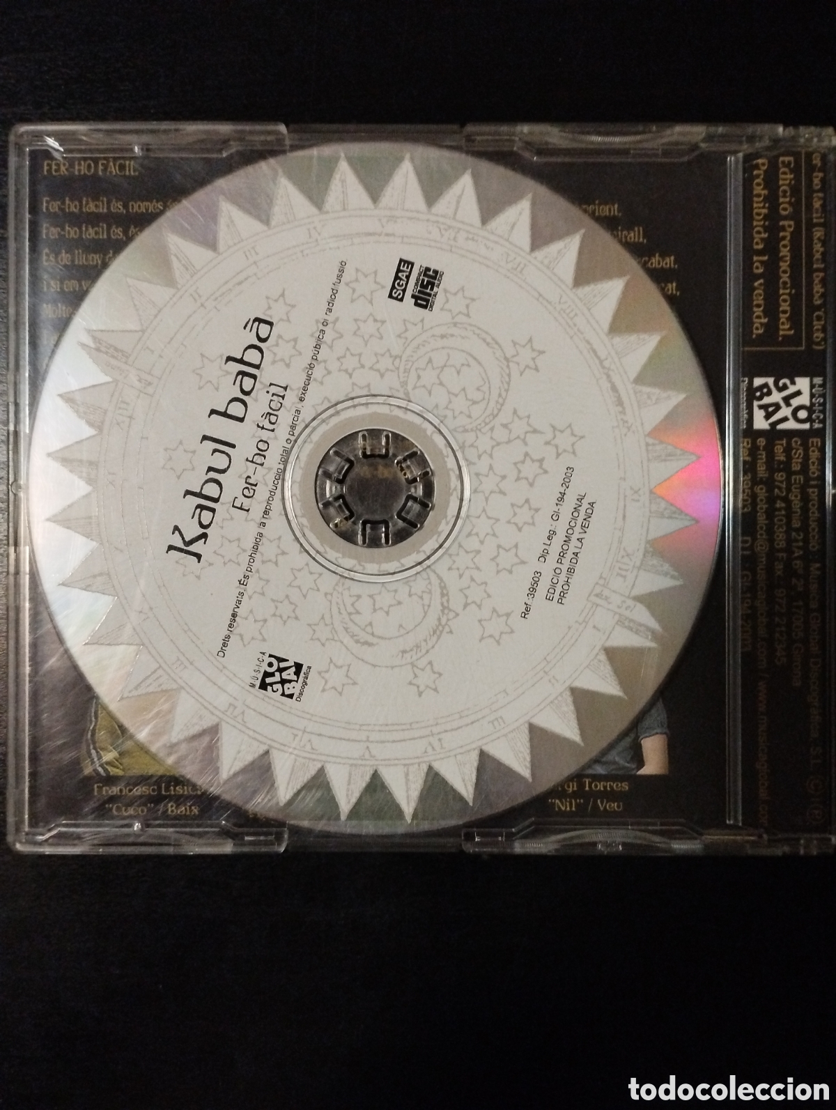CDs de m&uacute;sica: Kabul Bab&agrave; &ndash; Fer-ho f&agrave;cil. CD, Single. Global 39503 - Foto 3