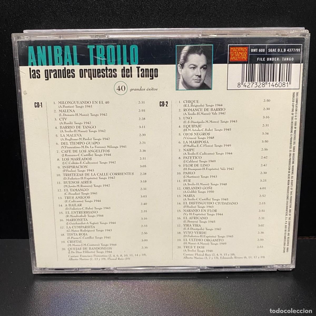 CDs de m&uacute;sica: Anibal Troilo - Las Grandes Orquestas del Tango (2xCD) - Foto 2