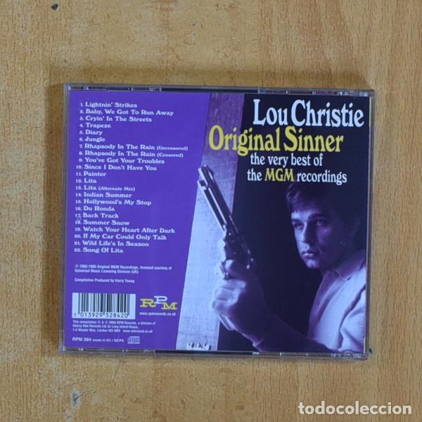 CDs de m&uacute;sica: LOU CHRISTIE - ORIGINAL SINNER - CD - Foto 2