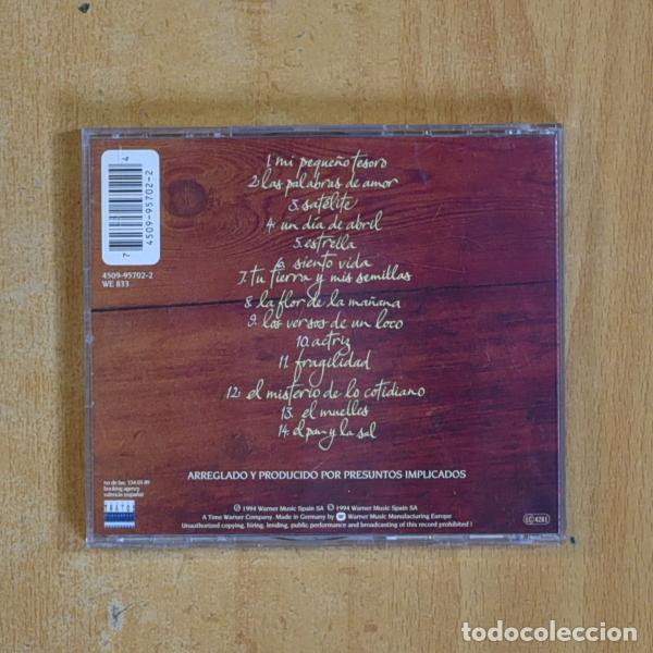 CDs de m&uacute;sica: PRESUNTOS IMPLICADOS - EL PAN Y LA SAL - CD - Foto 2