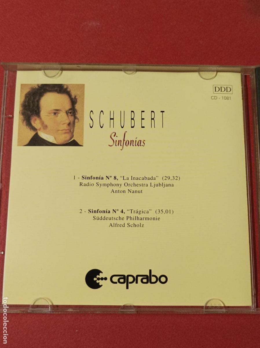 CDs de m&uacute;sica: COMPACT DISC CD SCHUBERT SINFONIAS - Foto 3