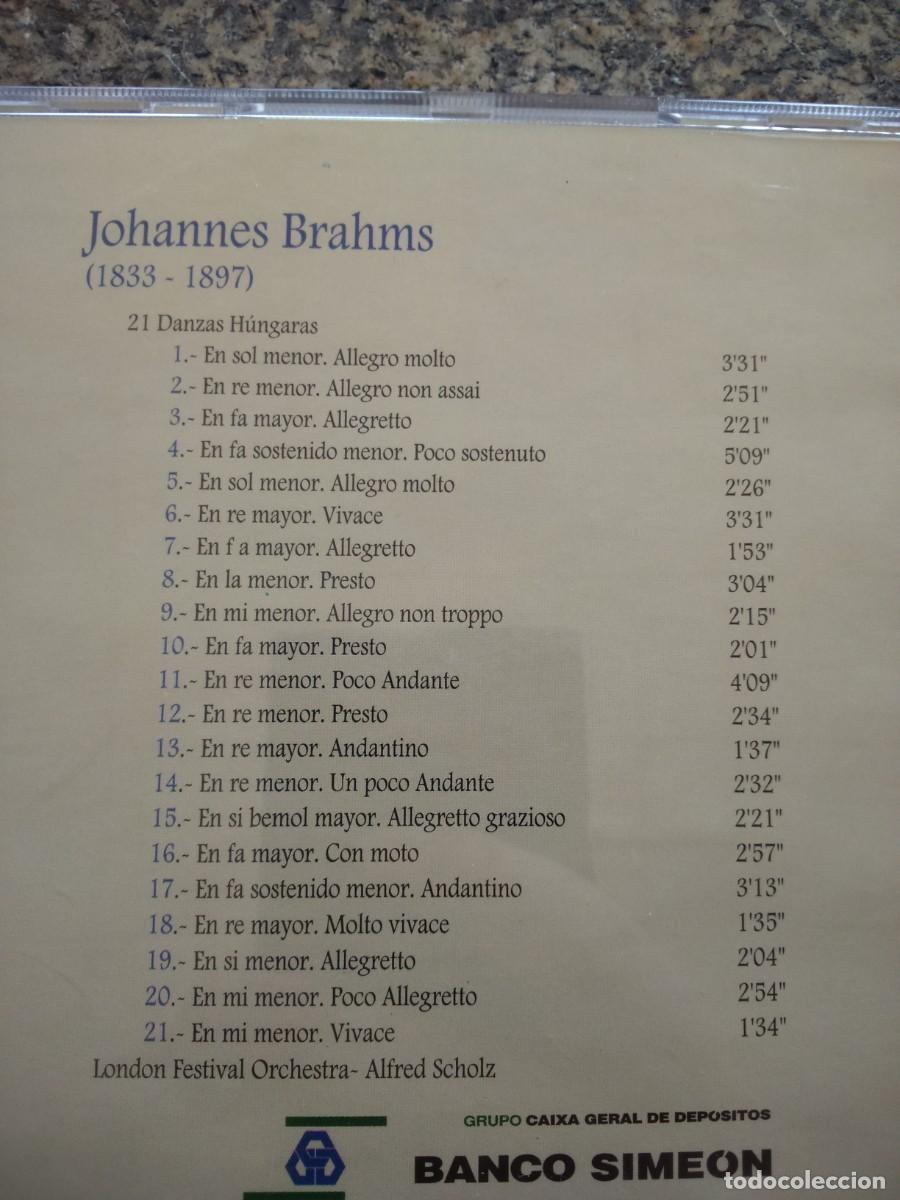 CDs de m&uacute;sica: CD -- BRAHMS -- DANZAS HUNGARAS -- - Foto 2