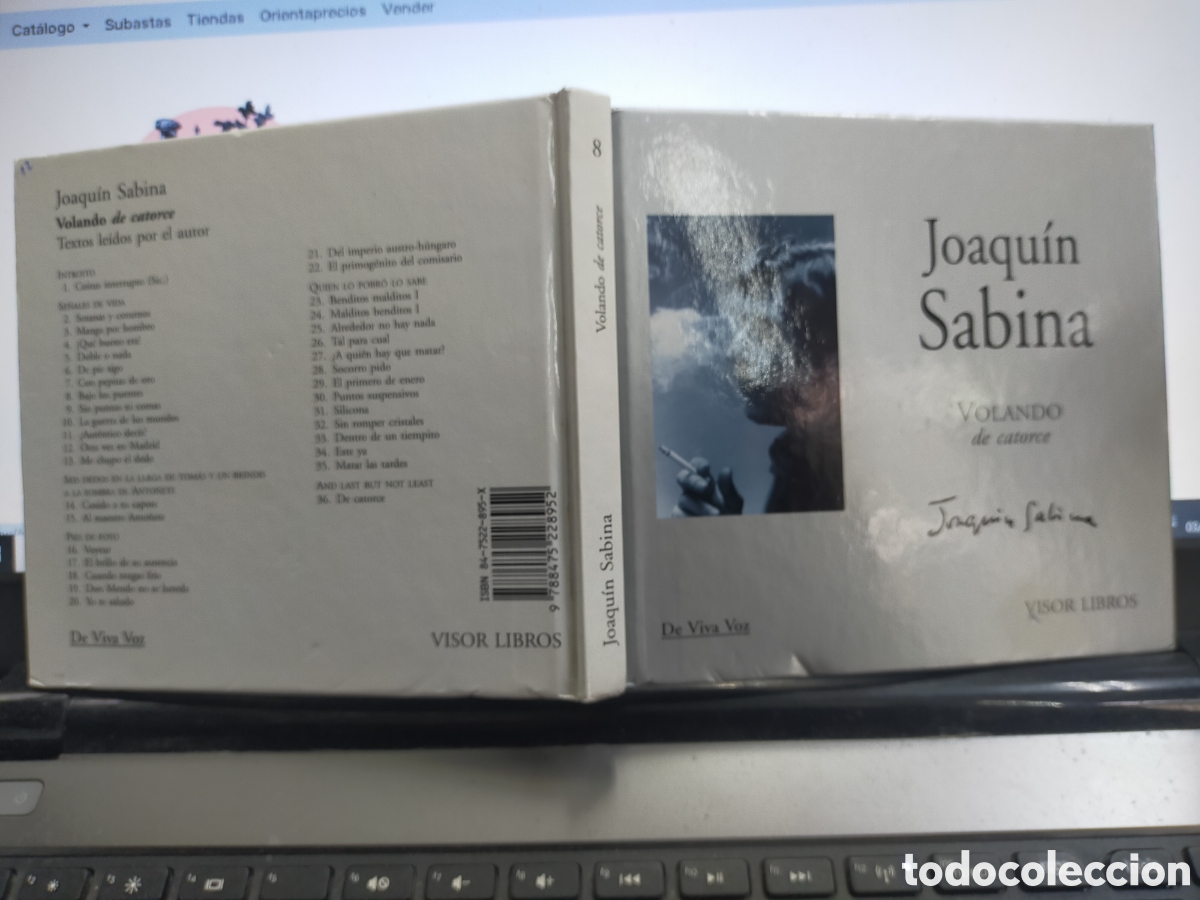 CDs de m&uacute;sica: Joaqu&iacute;n Sabina CD libro volando de catorce visor libros 2005 - Foto 1