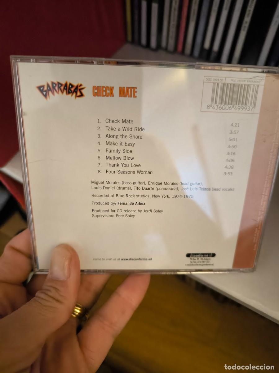 CDs de m&uacute;sica: CD BARRABAS CHECK MATE - Foto 2