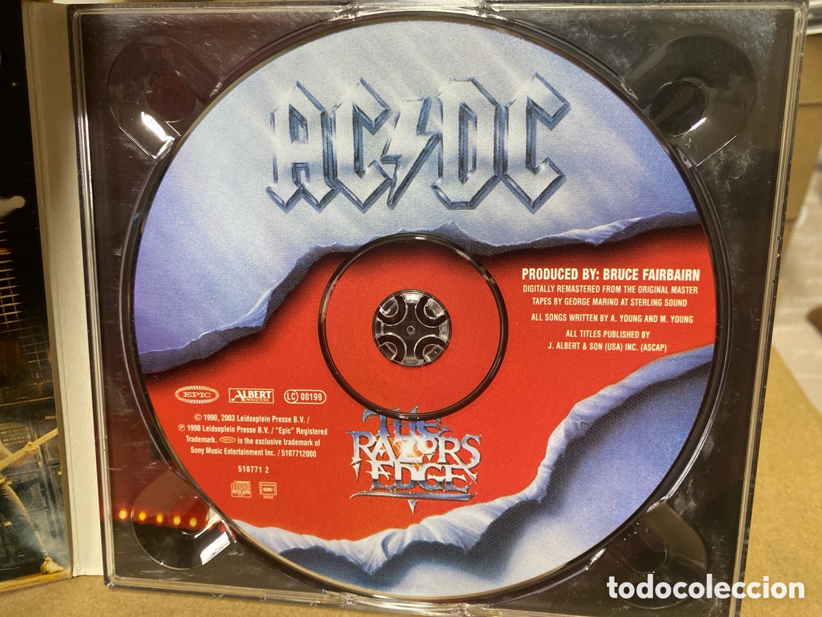 CDs de m&uacute;sica: AC/DC THE RAZORS EDGE CD DIGIPACK SONY 2003 - Foto 3