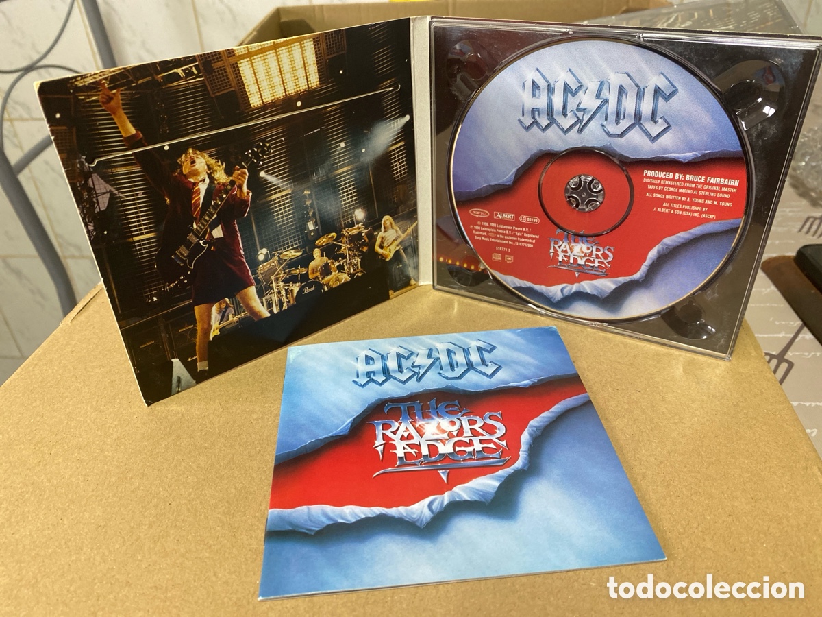 CDs de m&uacute;sica: AC/DC THE RAZORS EDGE CD DIGIPACK SONY 2003 - Foto 4