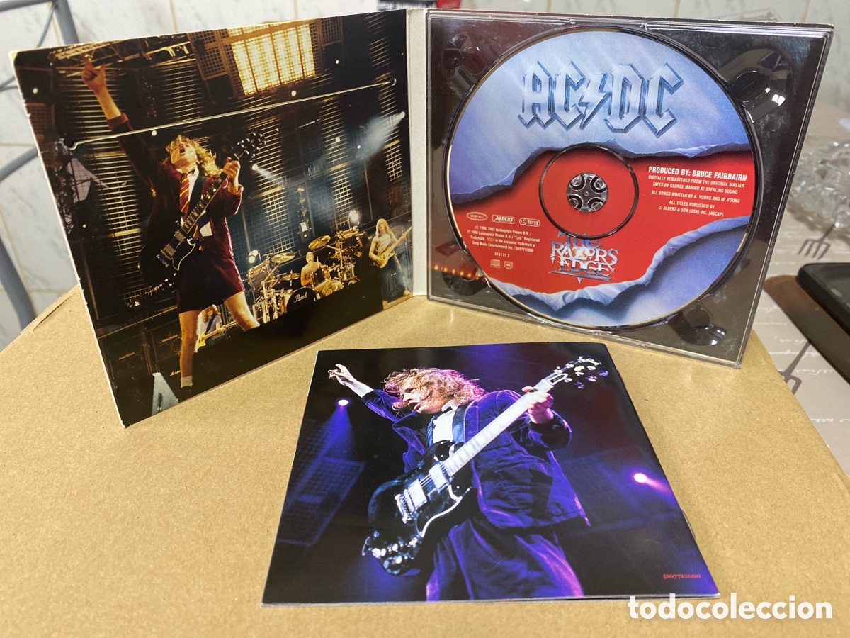 CDs de m&uacute;sica: AC/DC THE RAZORS EDGE CD DIGIPACK SONY 2003 - Foto 5