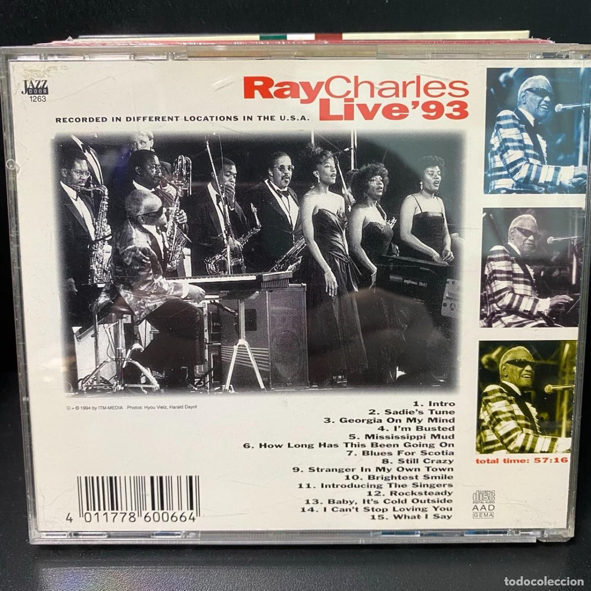 CDs de m&uacute;sica: Ray Charles - Live 93 (CD) - Foto 2