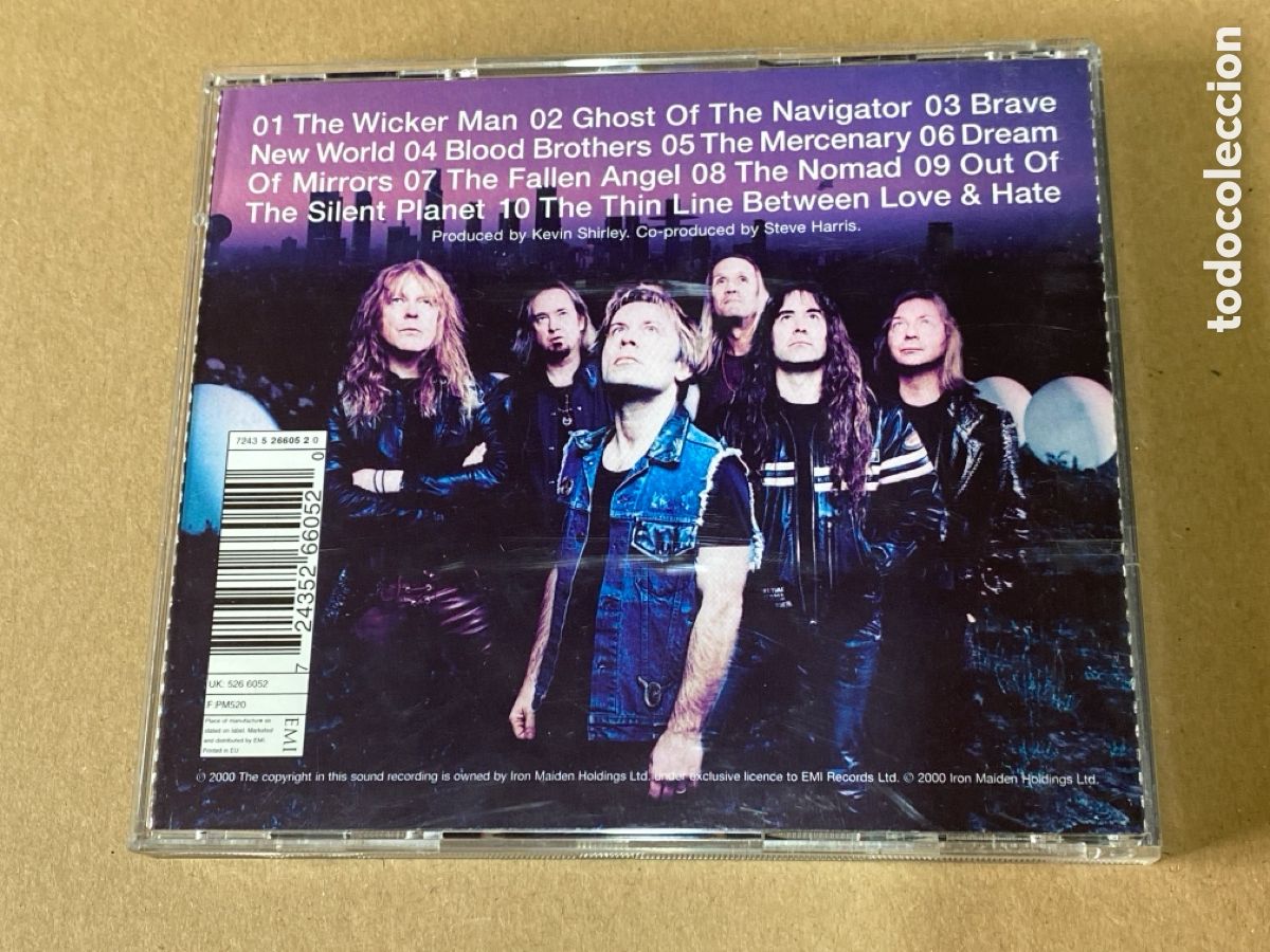 CDs de m&uacute;sica: CD IRON MAIDEN - BRAVE NEW WORLD 2000 - Foto 4