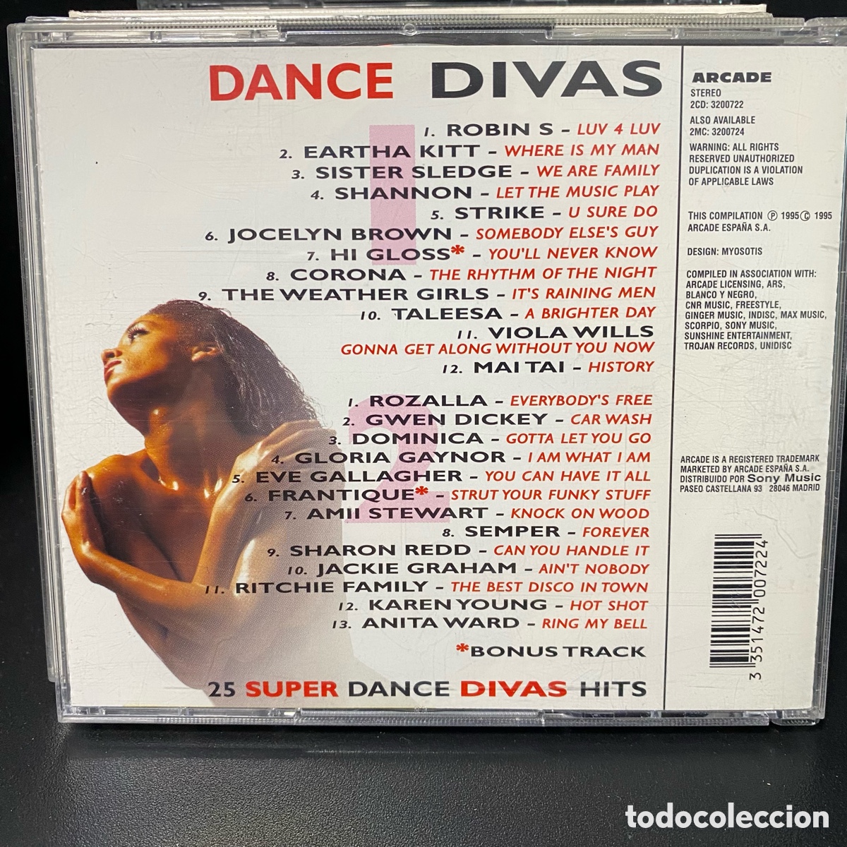 CDs de m&uacute;sica: Various - Dance Divas (2xCD) - Foto 2
