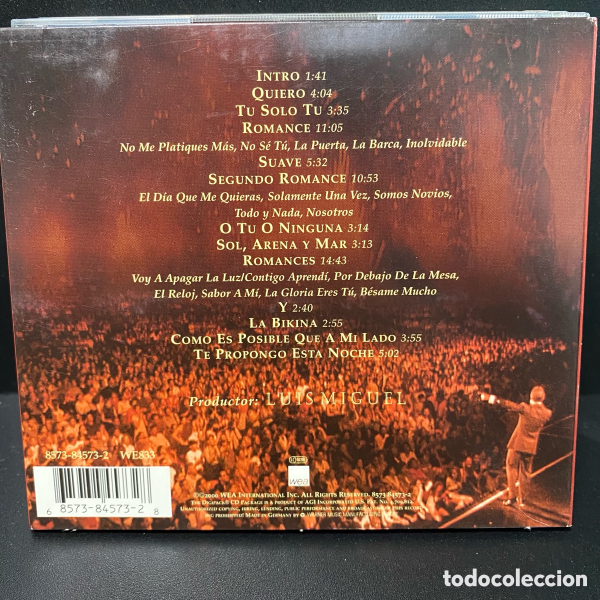 CDs de m&uacute;sica: Luis Miguel - Vivo (CD) - Foto 2