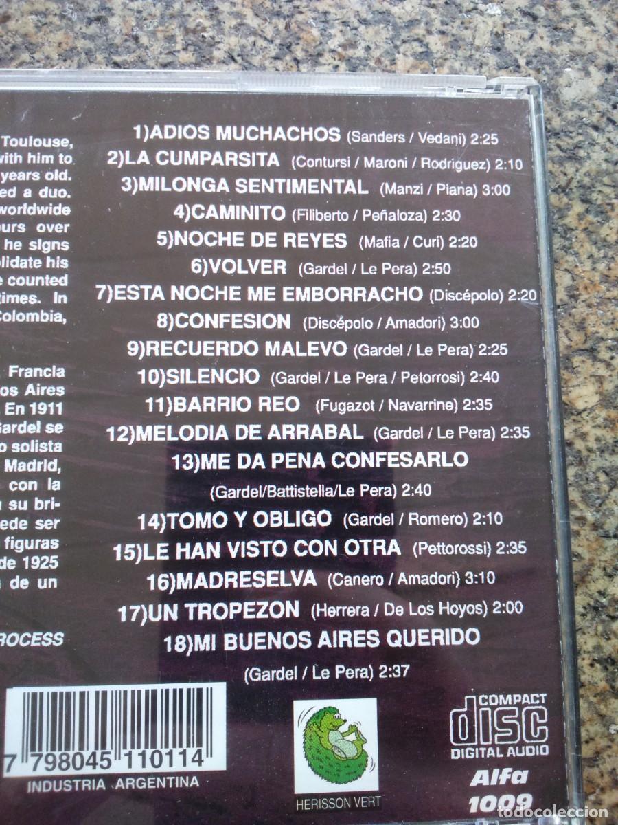 CDs de m&uacute;sica: CD -- CARLOS GARDEL -- GRANDES EXITOS -- - Foto 2