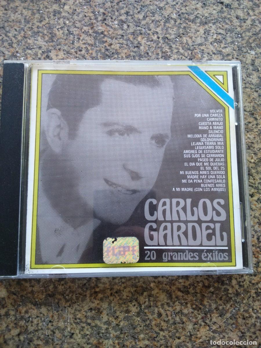 CDs de m&uacute;sica: CD -- CARLOS GARDEL -- 20 GRANDES EXITOS -- - Foto 1