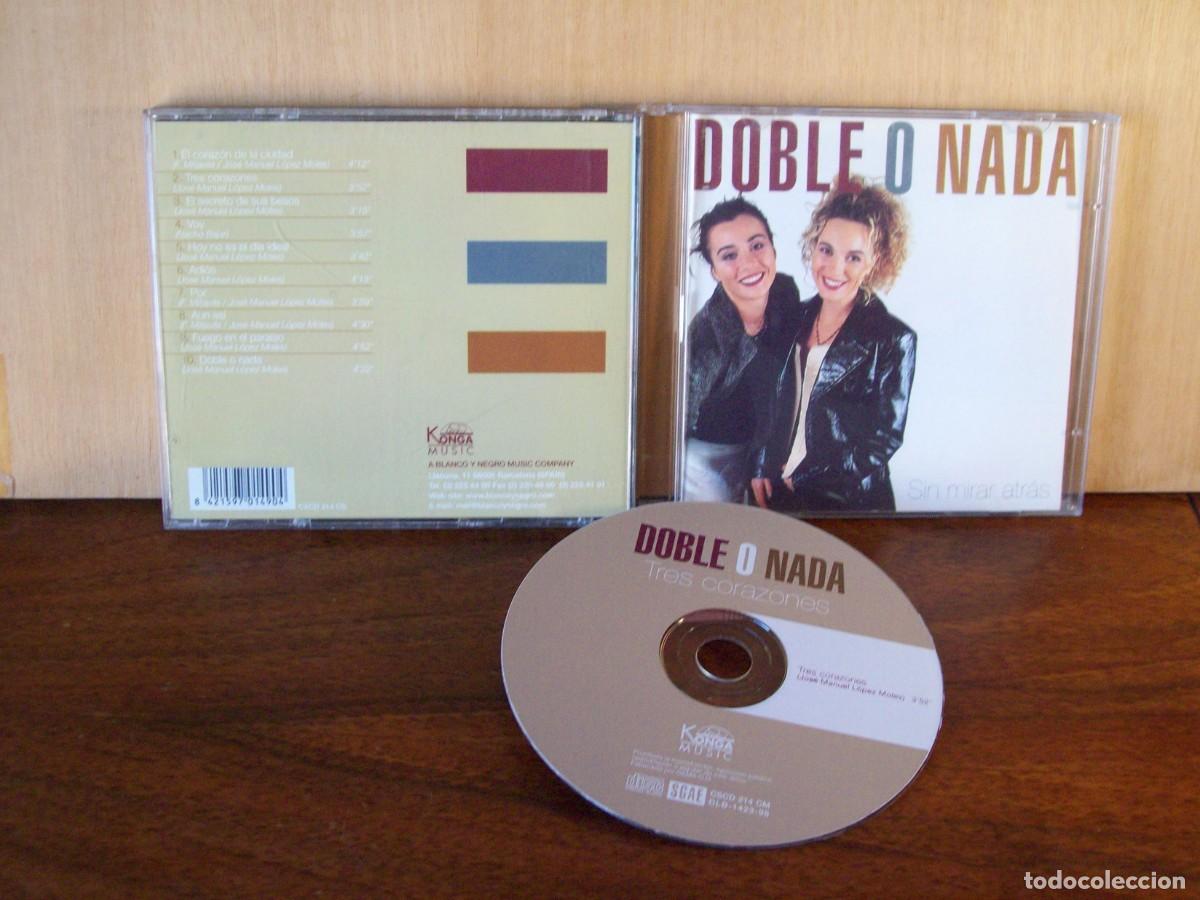CDs de m&uacute;sica: DOBLE O NADA - SIN MIRAR ATRAS - CD - Foto 1