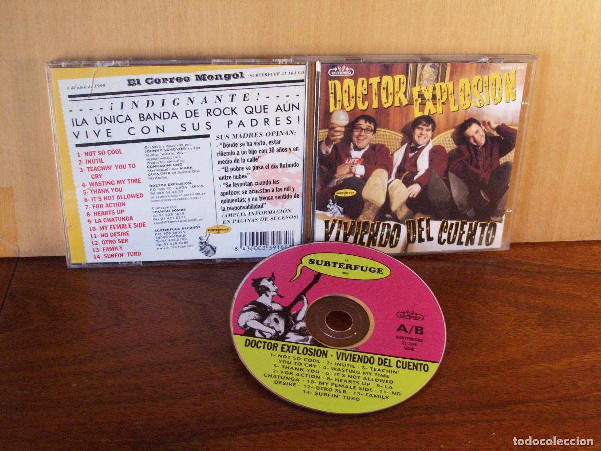 CDs de m&uacute;sica: DOCTOR EXPLOSION - VIVIENDO DEL CUENTO - CD - Foto 1