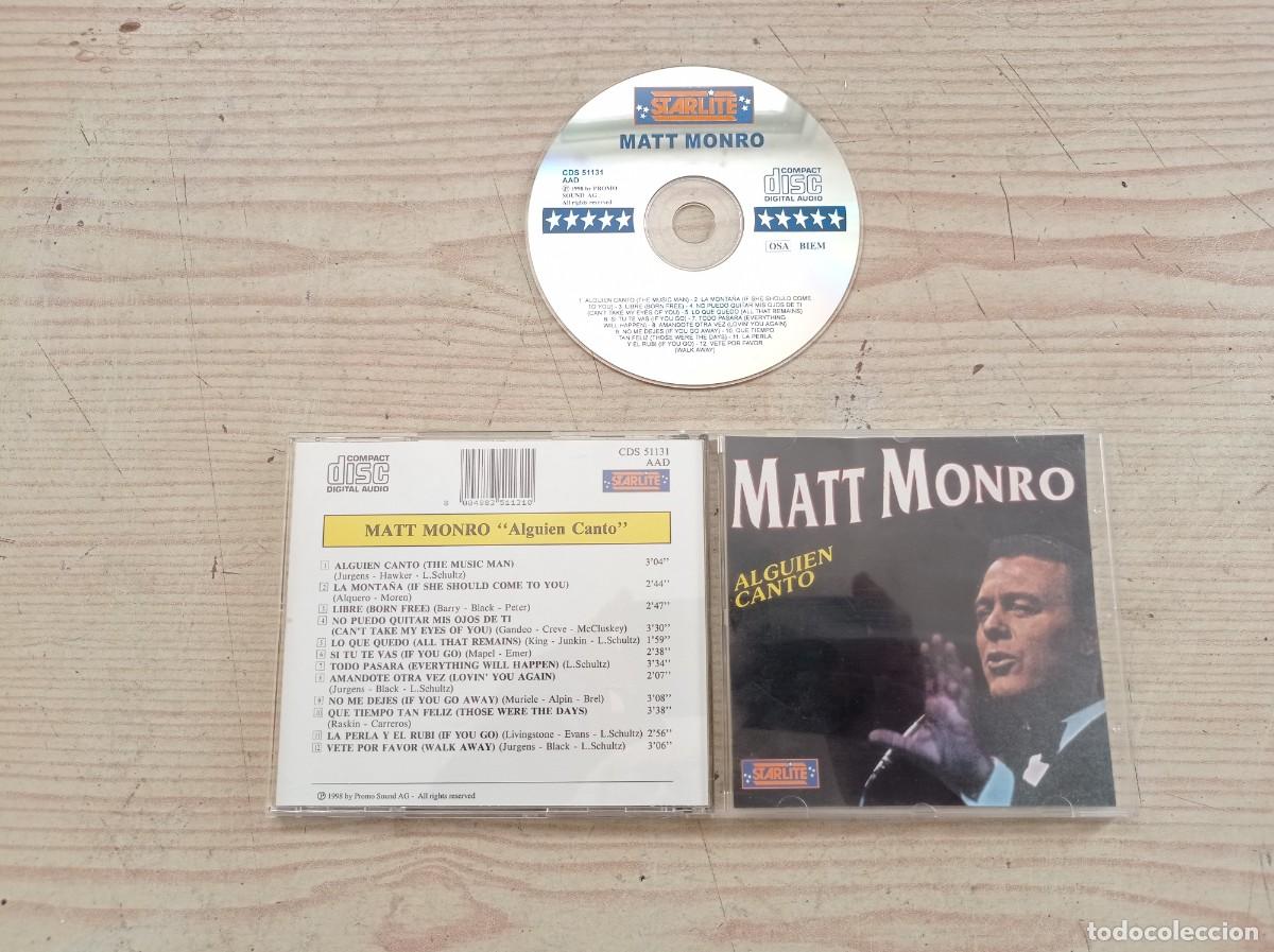 CDs de m&uacute;sica: Matt Monro - Alguien Canto CD - Foto 1