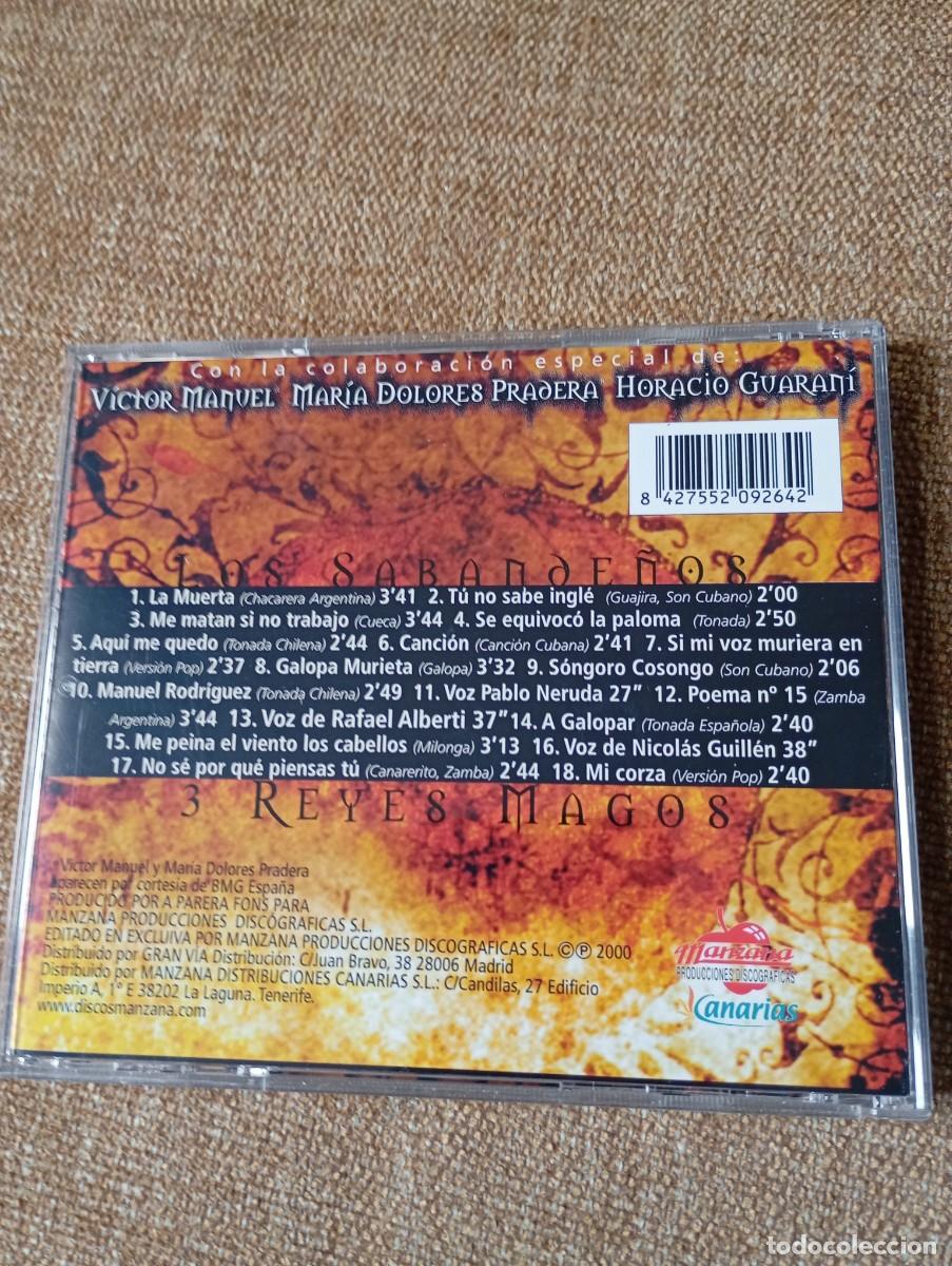 CDs de m&uacute;sica: LOS SABANDE&Ntilde;OS 3 REYES MAGOS CD COMO NUEVO - Foto 2