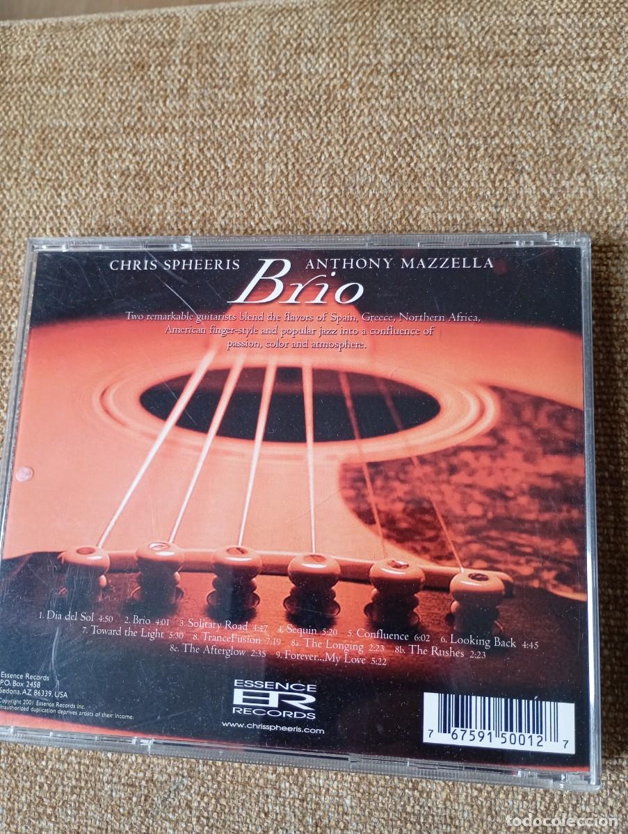 CDs de m&uacute;sica: Chris sPheeris ANTHONY MAZZELLA BRIO CD COMO NUEVO - Foto 2