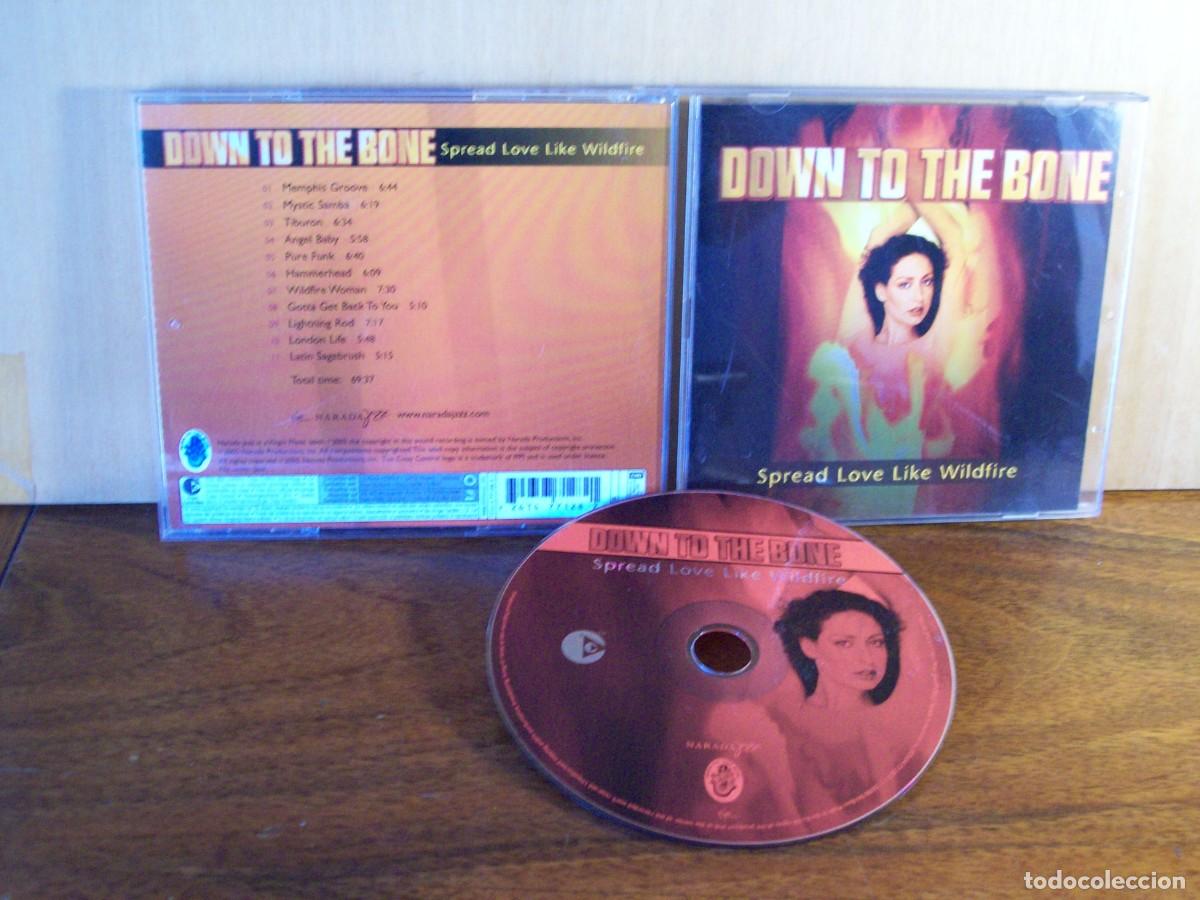 CDs de m&uacute;sica: DOWN TO THE BONE - SPREAD LOVE LIKE WILDFIRE - CD CD - Foto 1
