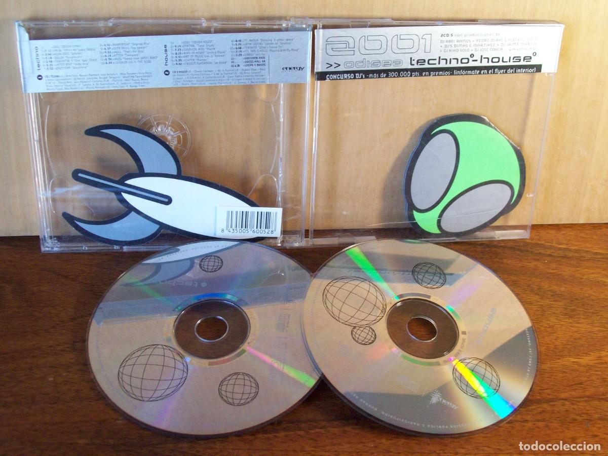 CDs de m&uacute;sica: 2001 ODISEA TECHNO - HOUSE - DOBLE CD - Foto 1