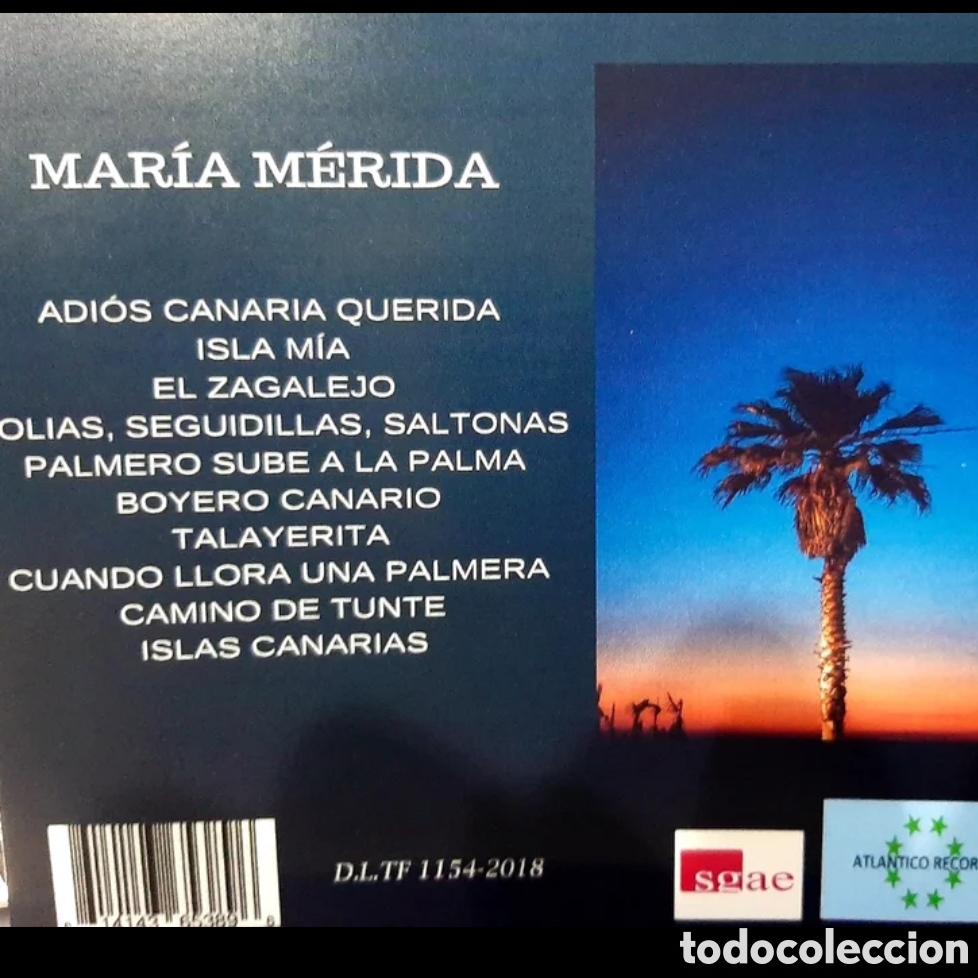 CDs de m&uacute;sica: Mar&iacute;a M&eacute;rida. Grandes &eacute;xitos CD - Foto 2