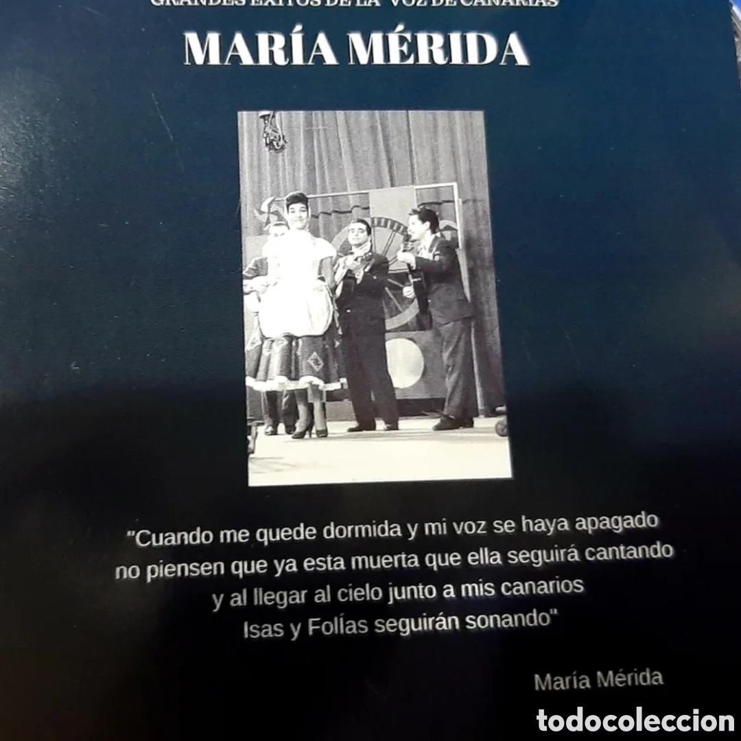 CDs de m&uacute;sica: Mar&iacute;a M&eacute;rida. Grandes &eacute;xitos CD - Foto 3