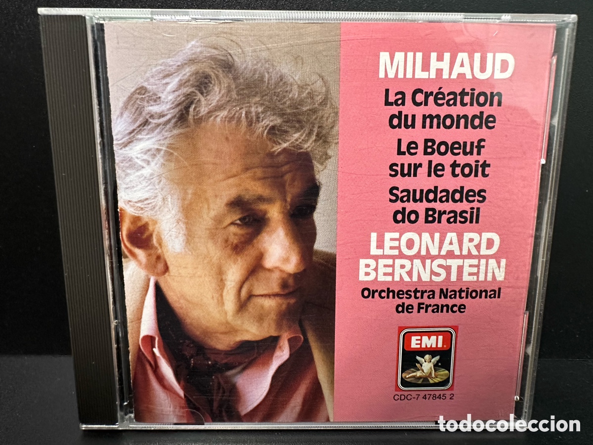 CDs de m&uacute;sica: Milhaud - Leonard Bernstein - La Cr&eacute;ation Du Monde (CD) - Foto 1