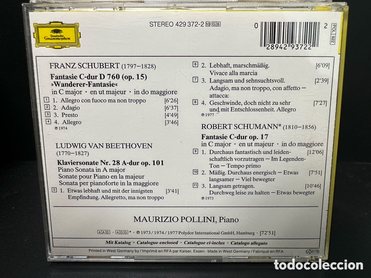 CDs de m&uacute;sica: Maurizio Pollini - Plays (CD) - Foto 2