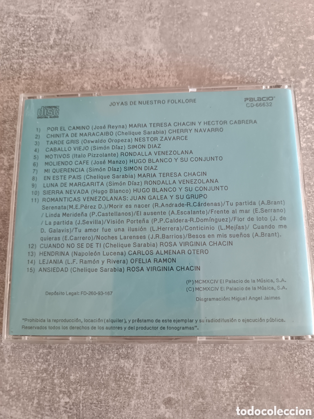 CDs de m&uacute;sica: Joyas de nuestro folklore VENEZUELA - Foto 2