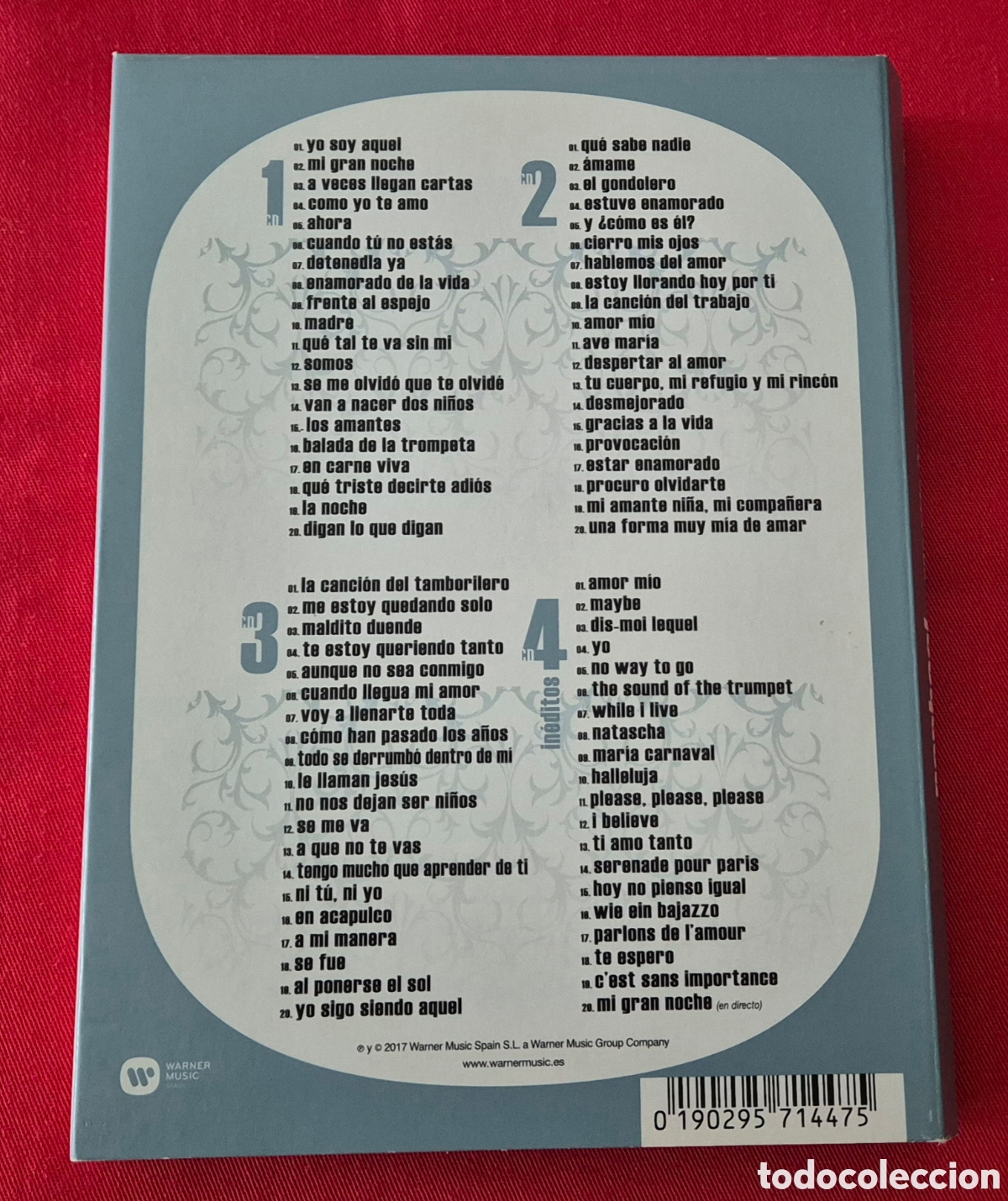 CDs de m&uacute;sica: Raphael Una vida en canciones Box 4 cds 2017 - Foto 3
