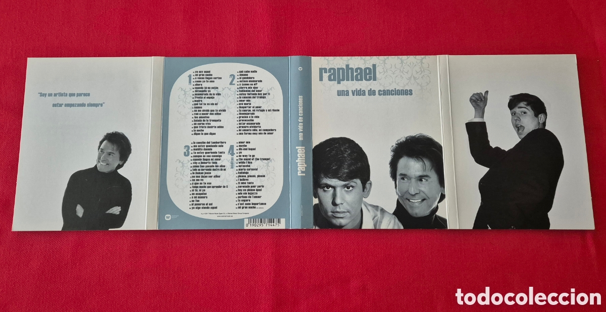 CDs de m&uacute;sica: Raphael Una vida en canciones Box 4 cds 2017 - Foto 6