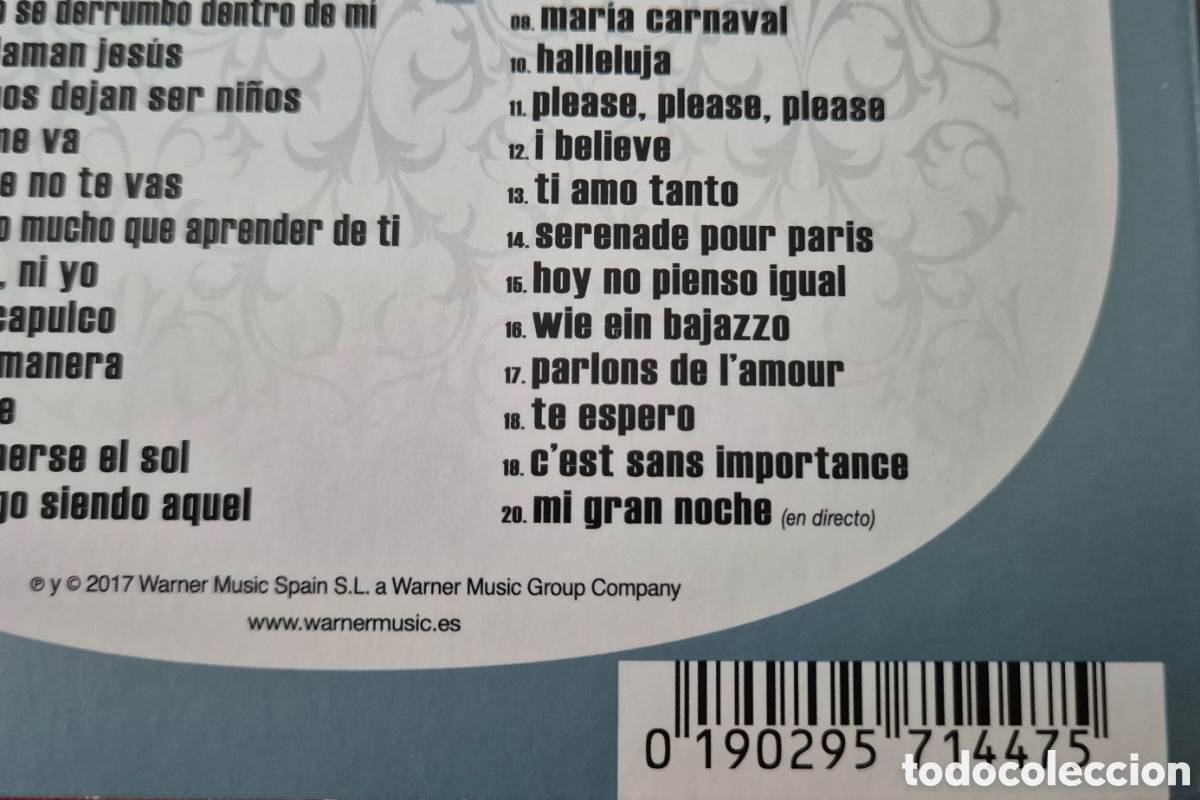 CDs de m&uacute;sica: Raphael Una vida en canciones Box 4 cds 2017 - Foto 7