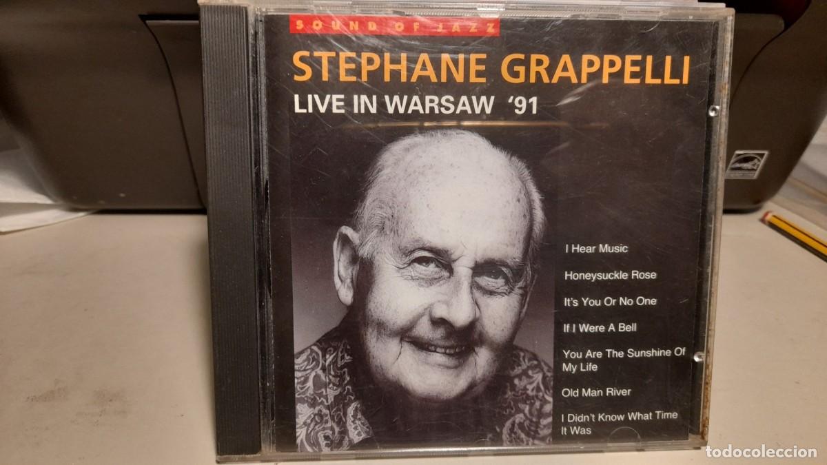 CDs de m&uacute;sica: CD STEPHANE GRAPPELLI LIVE IN WARSAW 1991 - Foto 1