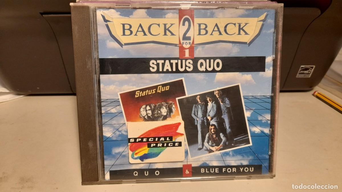 CDs de m&uacute;sica: CD STATUS QUO ( BACK 2 FOR BACK ) QUO + BLUE FOR YOU - Foto 1