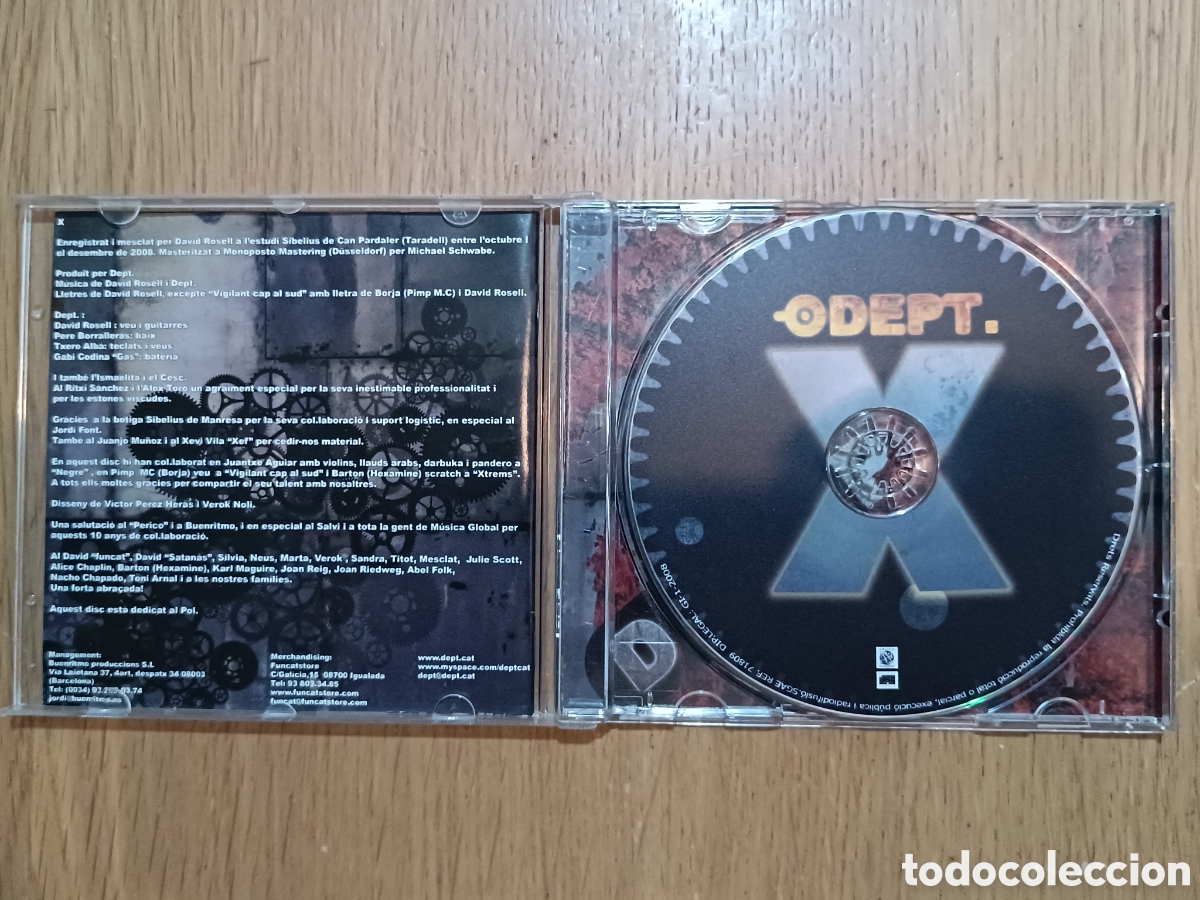 CDs de m&uacute;sica: DEPT. CD X (2008 SPAIN) - Foto 3