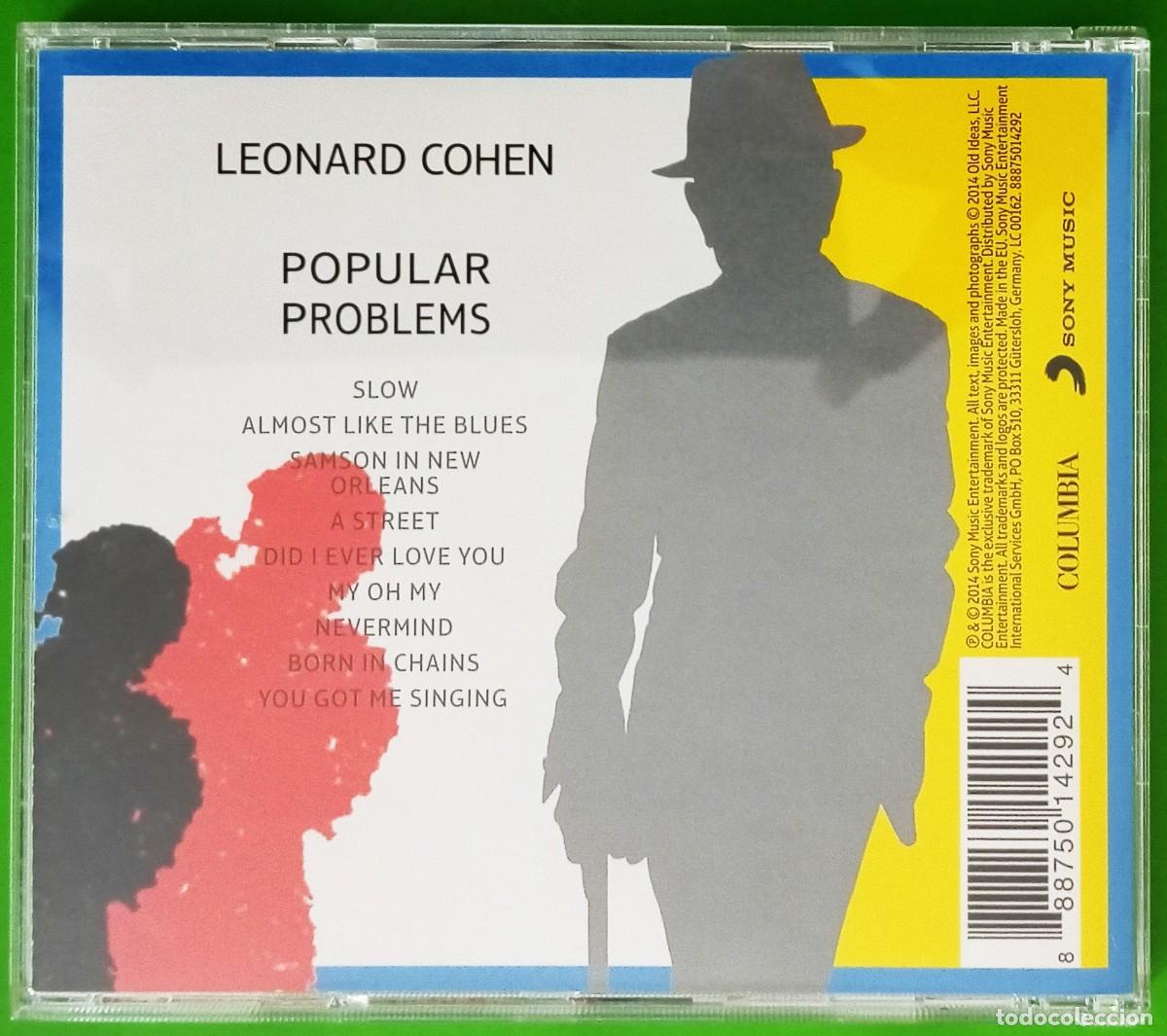 CDs de m&uacute;sica: LEONARD COHEN - Popular problems (CD, 2014) - Foto 2