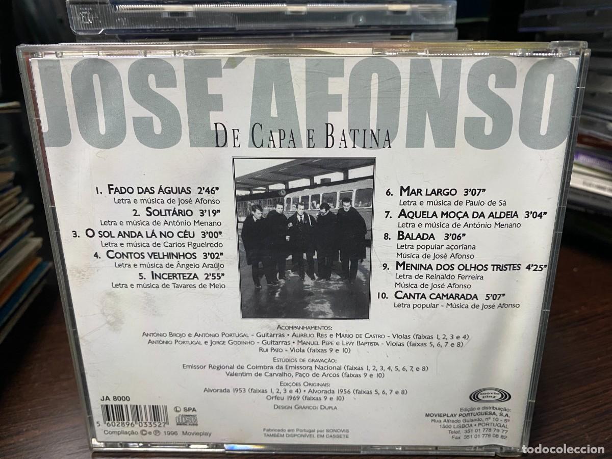 CDs de m&uacute;sica: Jos&eacute; Afonso - De Capa E Batina (CD) - Foto 2
