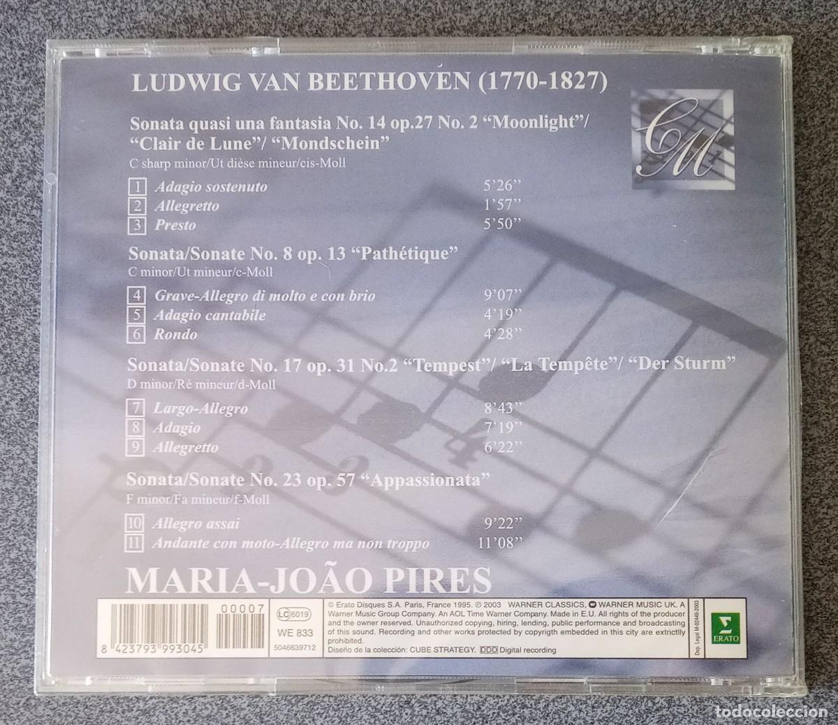 CDs de m&uacute;sica: Cd Maria Joao Pires Beethoven - Foto 3