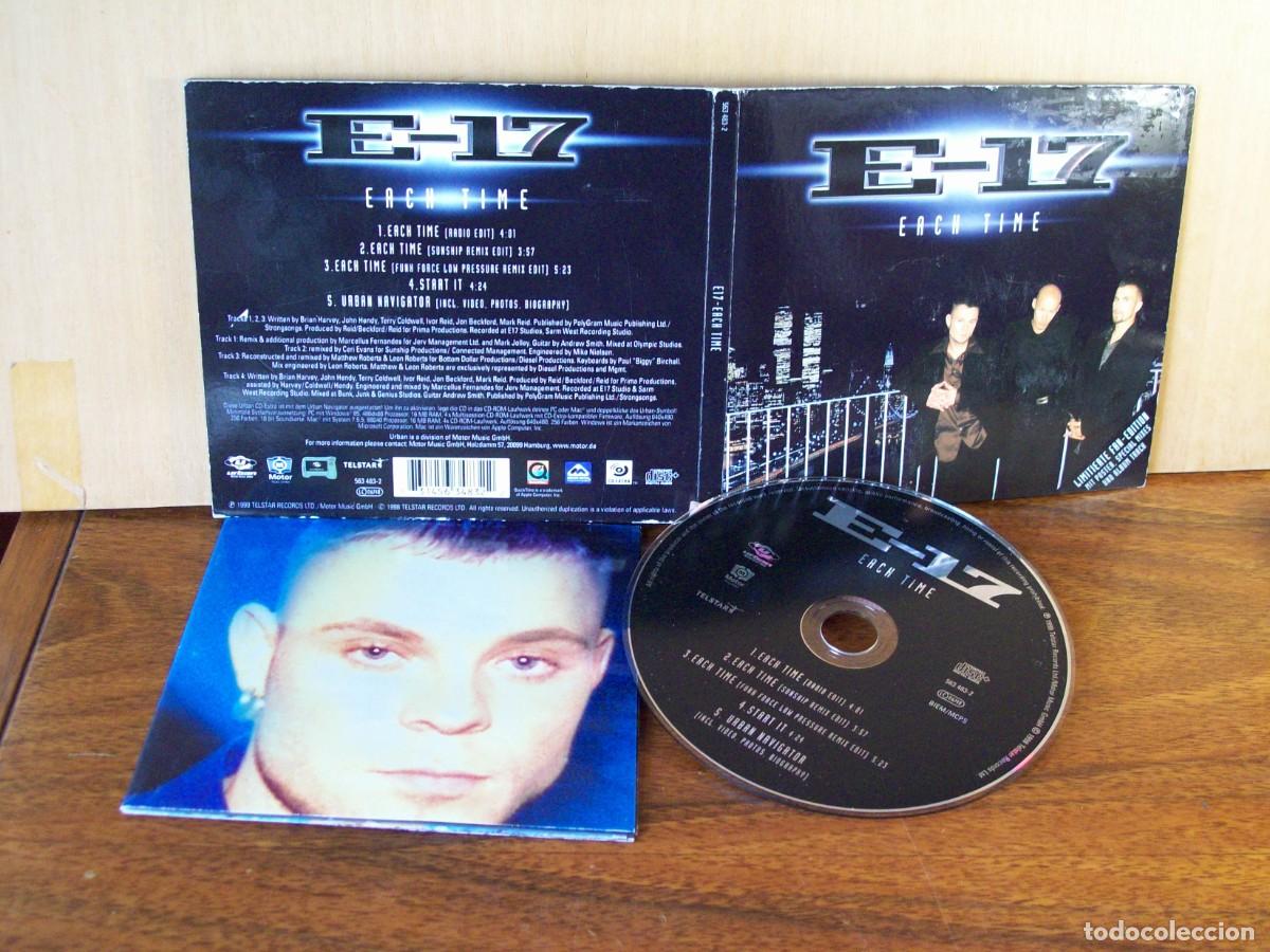CDs de m&uacute;sica: E-17 - EACH TIME - CD DIGIPACK CON LIBRETO POSTER - Foto 1
