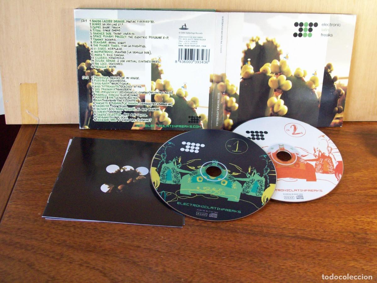 CDs de m&uacute;sica: ELECTRONIC LATIN FREAKS - DOBLE CD CON LIBRETO - Foto 1